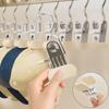 5/10Pcs Upgrade Widen Closet Clothes Organizer No Trace Clothespins Clothes Pegs With Hooks Pants Socks Drying Clothes Hangers