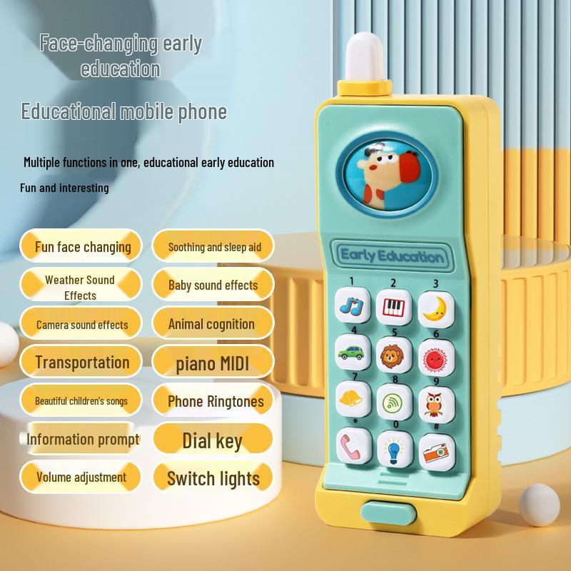 

Kids Educational Light-Up Music and Story Phone Toy