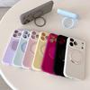 360° Rotating Stand Compatible with IPhone 17, Magnetic Liquid Silicone, 16 Pro Max, Drop-proof 15 Pro Case