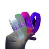 Seven-Color LED Glow Bubble Bracelet - Acrylic Luminous Toy 