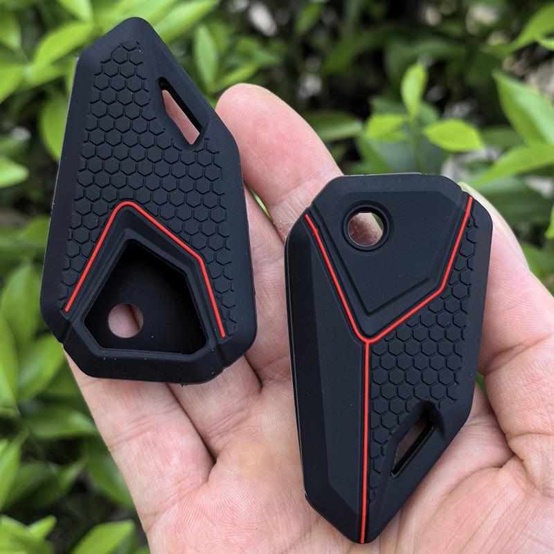 Modified Hot Sale Silicone Remote Key Cover Case for Yamaha Suzuki Kawasaki Agusta Honda Motorcycle Holder Keychain Accessories