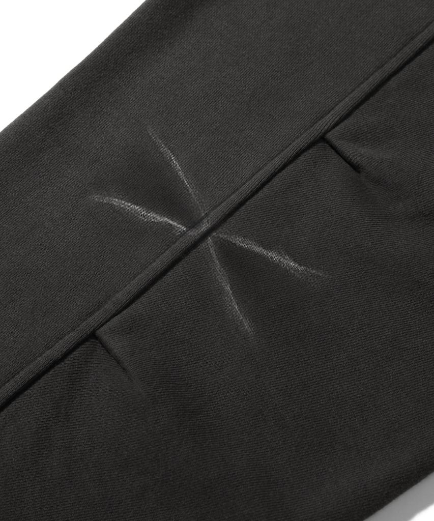 Trillion Domingo Pigment 2-Way Sweat Zip-Up (Charcoal)