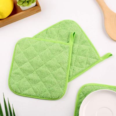 3-teiliges Set mit Topflappen für die Küche, Tischsets, leicht zu reinigen, wiederverwendbar, hitzebeständig, für den Ofen