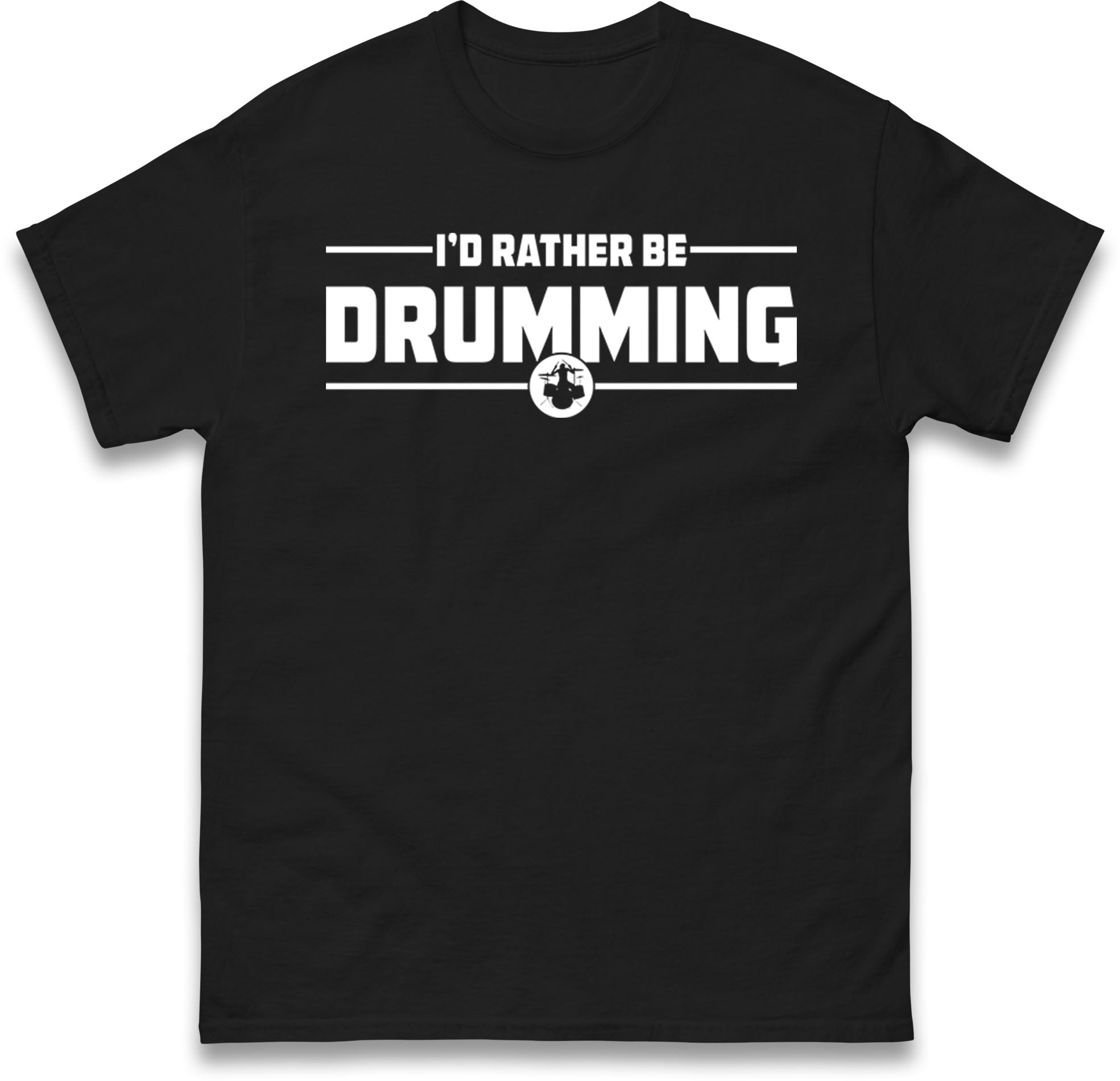 I D Rather Be Drumming Music Drum kids T Shirt 100
