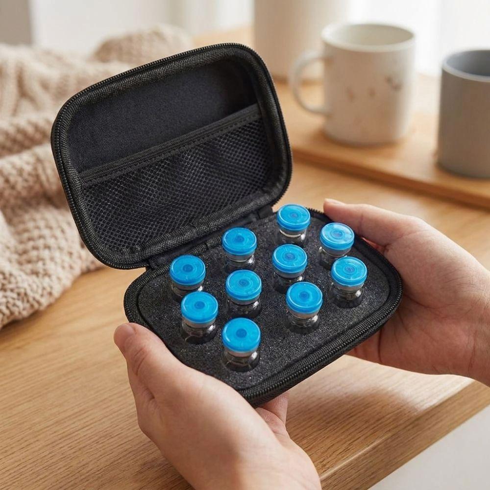 Zippers Closure Insulin Vial Storage Case 1-3ML Insulin Cooling Bag Medicine Storage