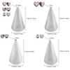 2/4pcs  Circularity Round Pastry Nozzles Cream Stainless Steel Icing Piping Pastry Nozzle Tips Baking Cakes Decoration Tools