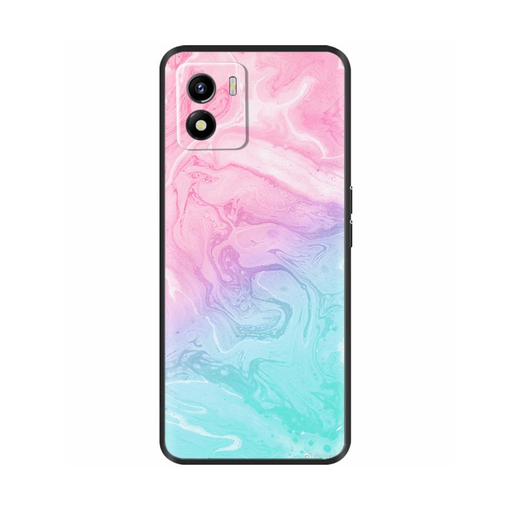 For Vivo Y01 Case Y01 2022 Soft Silicone Back Cover TPU Phone Case For Vivo Y01 Y 01 VivoY01 Cute Black Bumper Coque Shell Funda