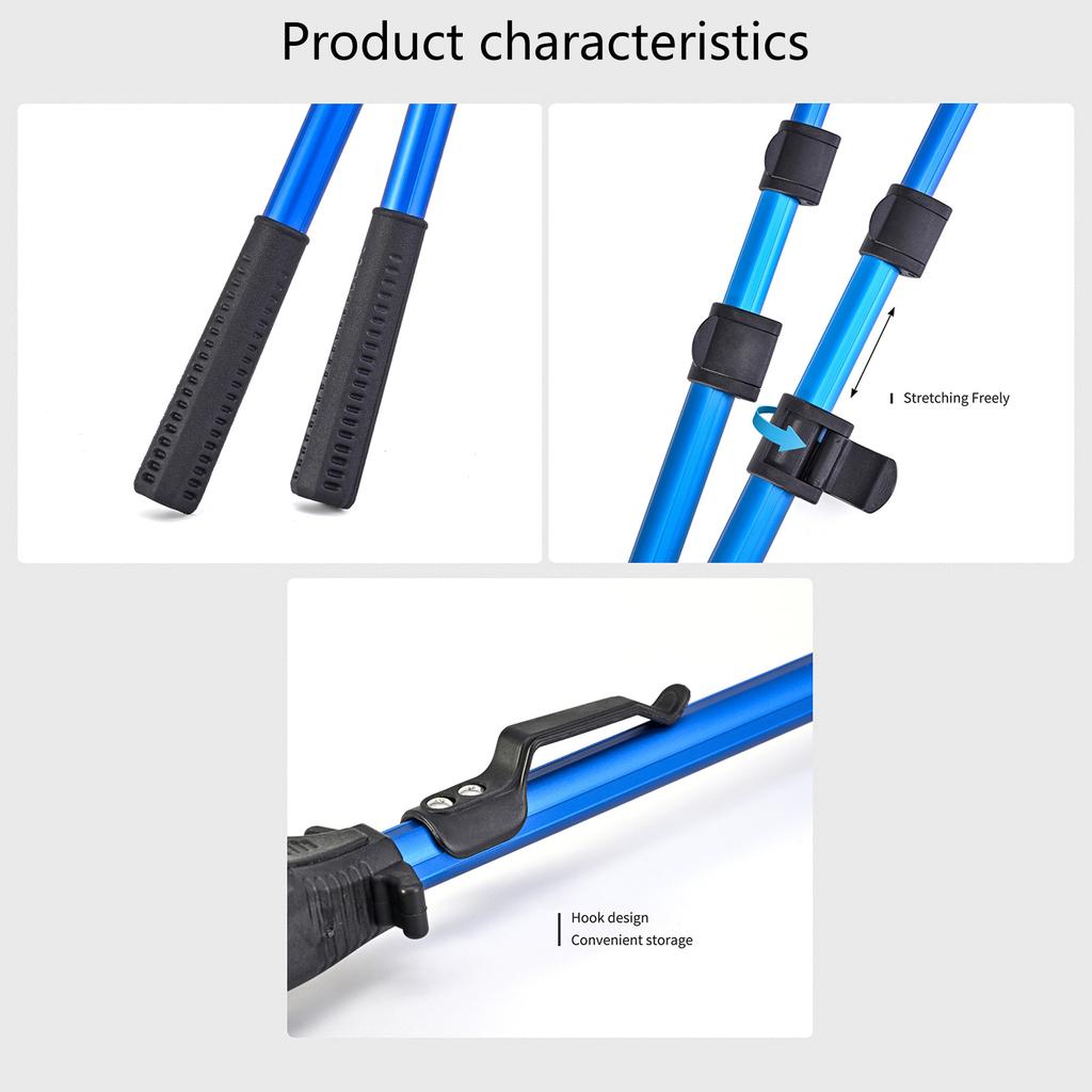 Portable Retractable Fishing Net Telescoping Landing Net Non-Slip Folding Fishing Net for Easy Catches & Release