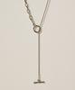 Novice Tokyo Mix Long Chain Necklace / Silver