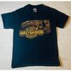 Vintage Harley Davidson Shirt Save Gas Oil Rubber Fairbanks Motorcycle Size S Unisex T-Shirt