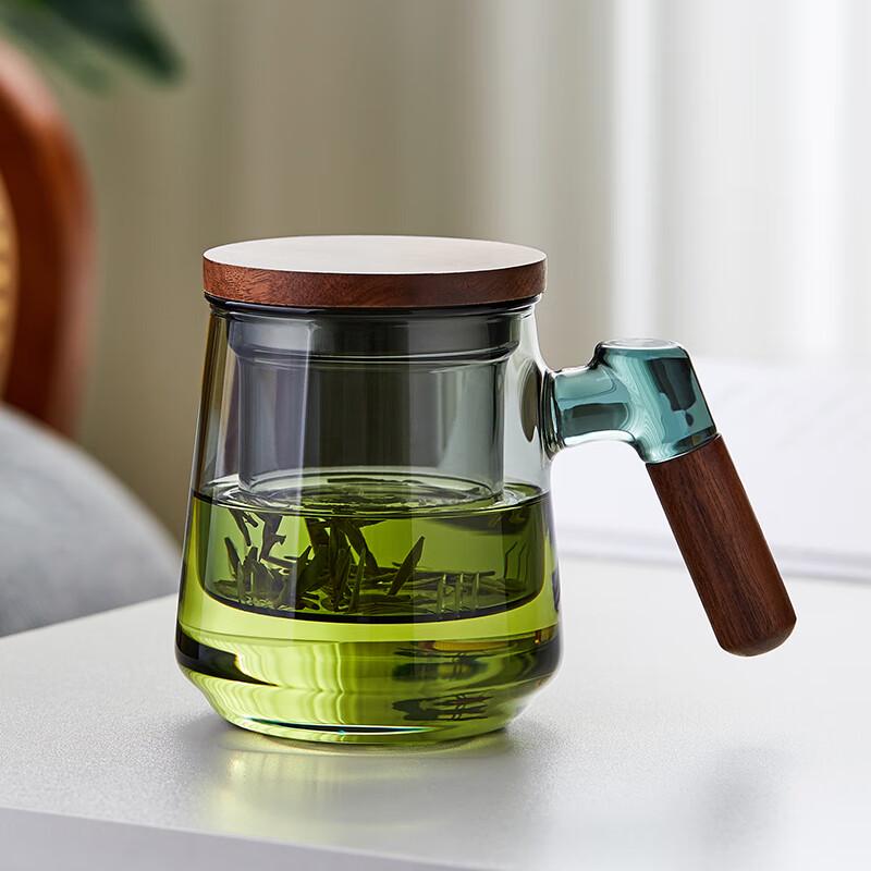 Heat-Resistant Glass Tea Infuser Cup