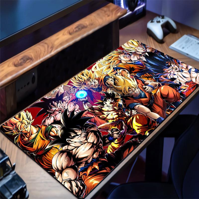 Mouse Pad Dragon Ball Anime XXL Computer Speed Type Carpet Mat For e-sports Players Laptop Keyboard Mousepad Office Desk Mat