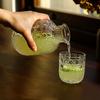Retro Diamond Whiskey Glasses Cup Set Bar Water Bottle Transparent Engraved Crystal Glass Fruit Juice Teapot Wine Glass Cup