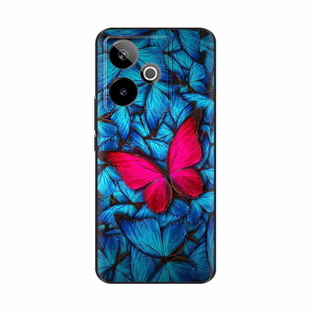 For Realme GT7 GT 7T Case RMX5061 Cat Painted Cover Soft Silicone Phone Case For Realme GT 7T GT7 Pro RealmeGT 7 Pro Fundas Etui