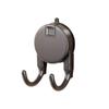 Multi-function Suction Cup Tissue Holder: Double Hooks for Kitchen & Bathroom