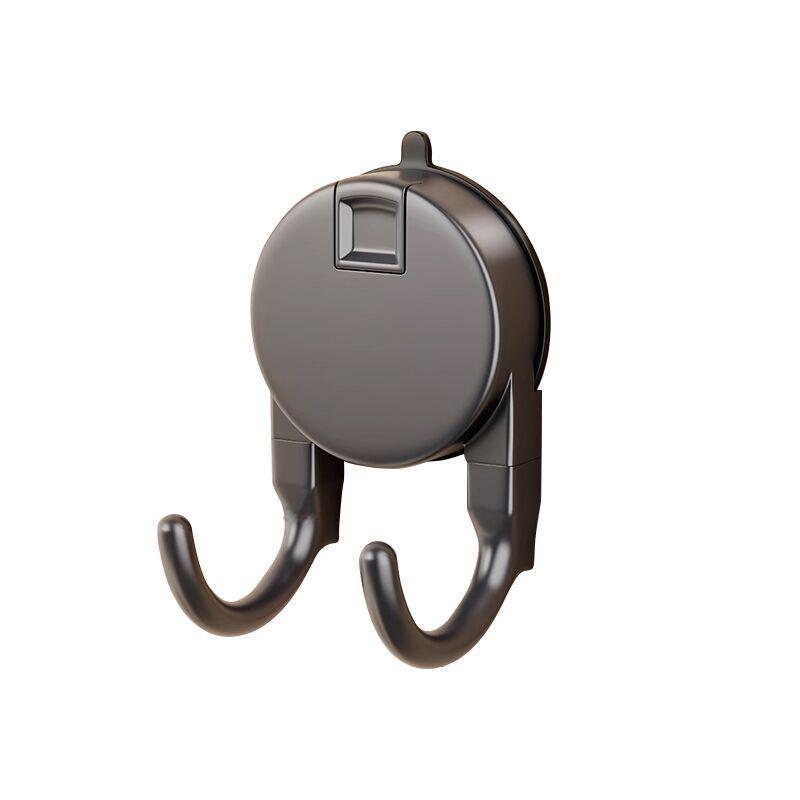 Multi-function Suction Cup Tissue Holder: Double Hooks for Kitchen & Bathroom