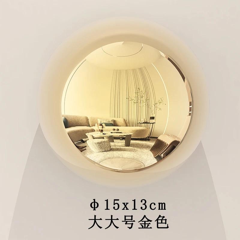 Imitation Stainless Steel Decorative Ball Art Sphere Living Room Wall Decoration Home Accessories Hotel Restaurant Wall Hanging
