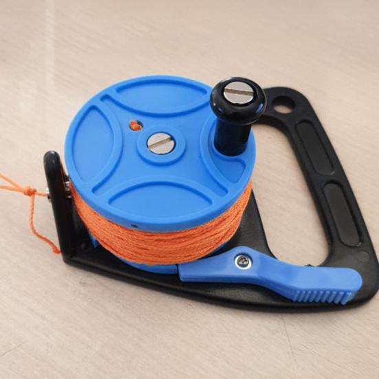 

Катушка для дайвинга длиной 83 м, аккуратно завернутая, гладкие скользящие аксессуары, многофункциональная катушка с ручкой для дайвинга для водных видов спорта