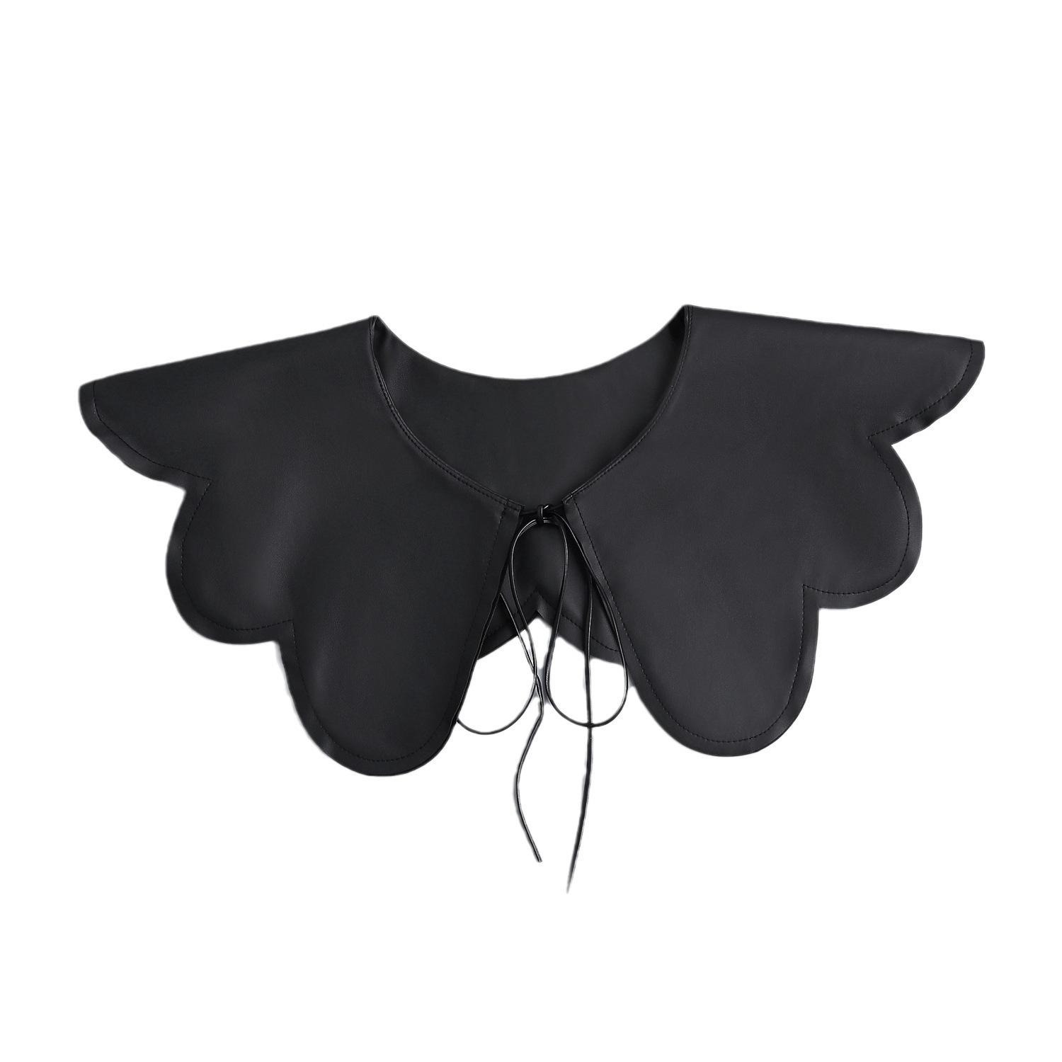 

Большой воротник Артефакт Верхнее пальто Поддельный воротник Поддельный воротник Шаль Воротник Модный кукольный воротник Накидка Жилет Аксессуары чёрный