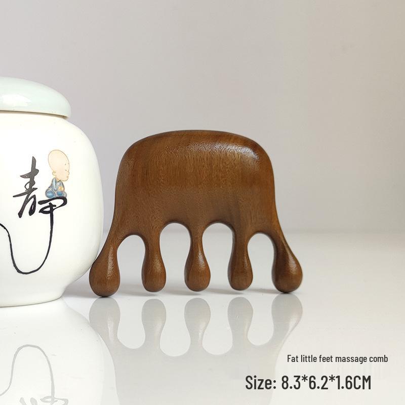 

Зеленый сандал Гуа Ша Массажная расческа для терапии головы, лица, глаз и кожи головы