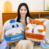 Nick Cartoon Plush Toy Pillow Blanket For Kids Office Nap And Cozy Comfort