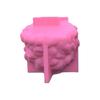 Lion Heads Decoration 3D Candle Soap Mould  Candle Epoxy Mold Handmade   Wax Soap Molds for Decoration