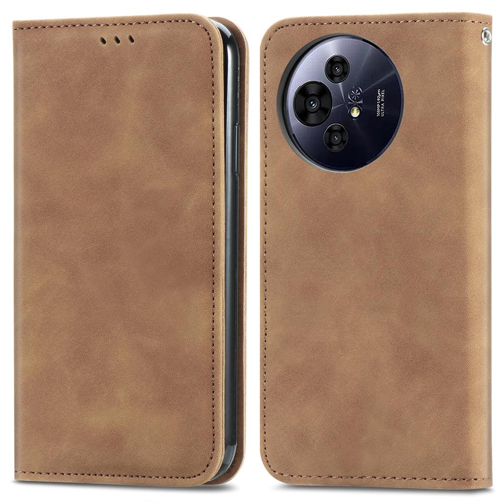 For TCL 50 Pro NxtPaper 5G Case Skin Touch Feeling Leather Card Holder Phone Cover Magnetic Absorption