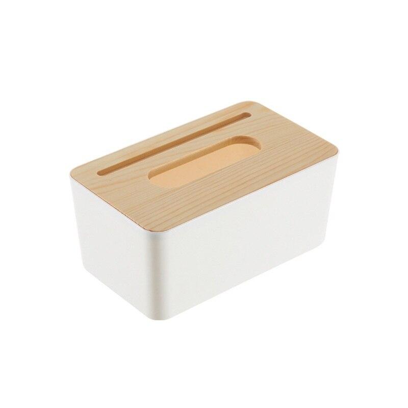 Papírová krabice do obývacího pokoje, Dřevěná krabička na ubrousky pro domácnost, Jednoduchá papírová krabice, Krabice na papírové ručníky