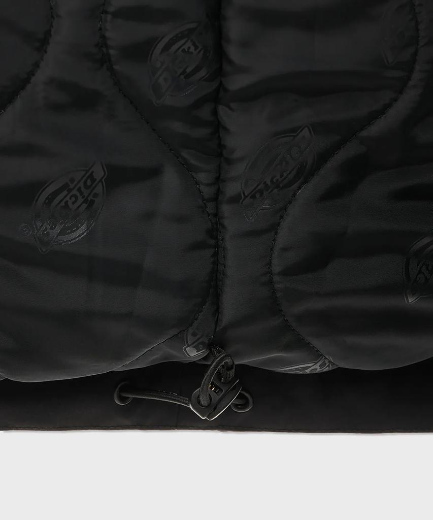 Dickies Cover Hip Hooded Padded Mix Media Jacket Black
