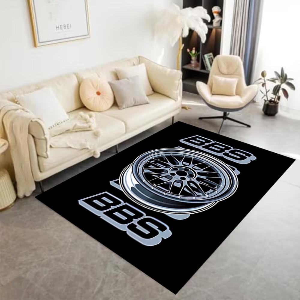 Bbs Wheel Floor Rug Office Rug Perfect for Game Room Study Room Decorate Room Living Rooms Antislip Carpet Decorate Offices