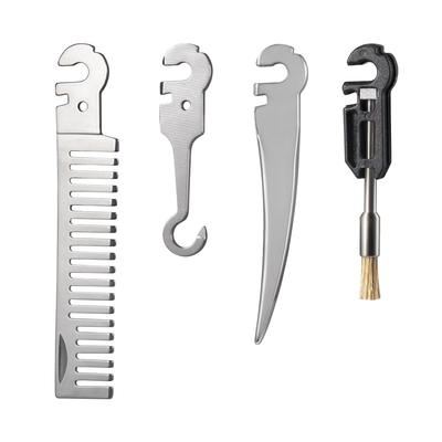 Build Your Own Multi-tool Accessories for the Roxon FT08 Flex Multi-Tool (includes a 4-piece Set of Comb, Marlin Spike, Mini Brush, and Hook). Perfect