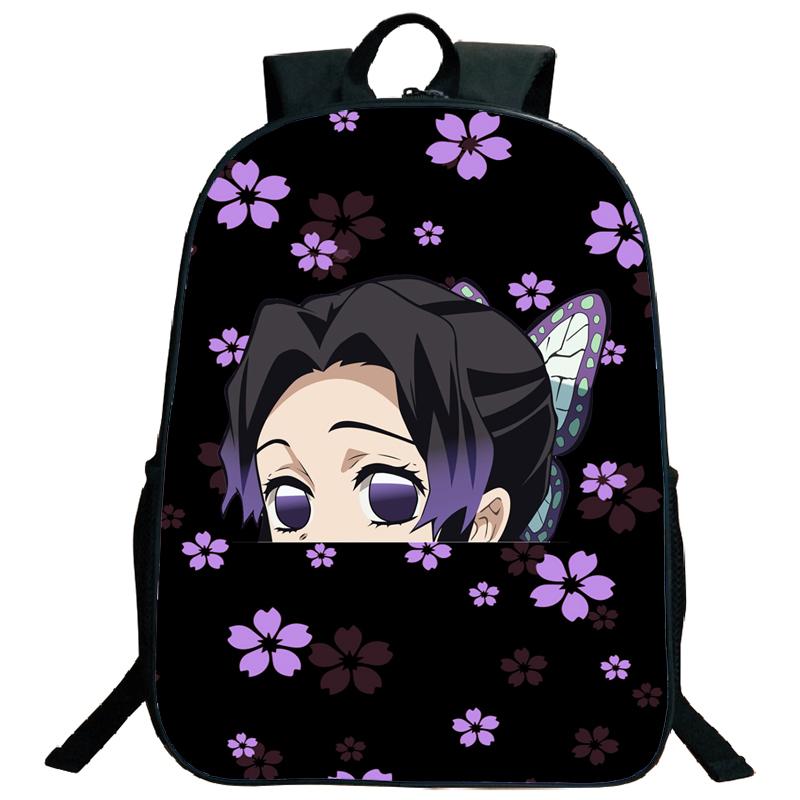 Demon Slayer Backpack Kimetsu No Yaiba Tanjiro Nezuko Kamado Teenarges Schoolbag Laptop Bag Boys Girls Rucksack Travel Shoulder Bags