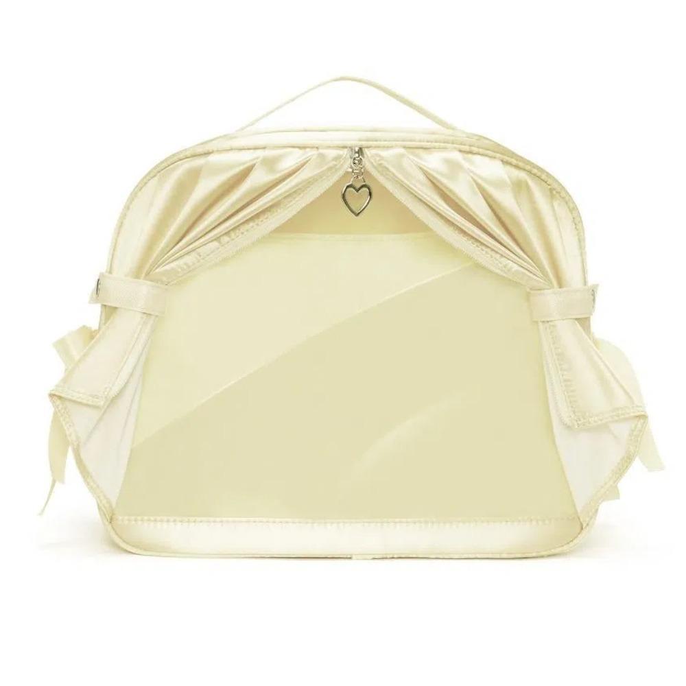 

Нейлоновый прозрачный карманный рюкзак-шторка большой емкости сумка для бейджа Лолита