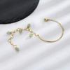 Retro Style Hollow Love Star Bracelet Niche Design Sense Beaded Tassel Hetian Jade Bracelet Women