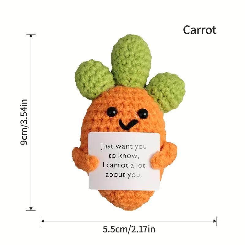 Emotional Support Pickles Handmade Mini Funny Cucumber Gift Cute Handwoven Ornaments Crochet Knitting Doll Christmas Gift