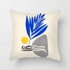 Leaf plant Sunset Print Hold pillowcase Modern landscape color hold pillowcase Home decoration fashion cushion set 45x45cm