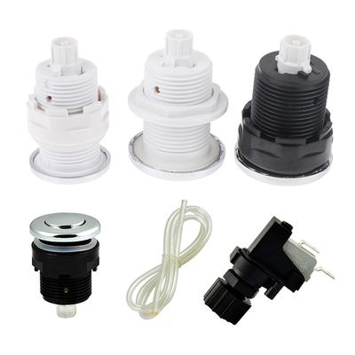 28/32/34Mm Pneumatic Switch On Off Push Button For Bathtub Spa Waste Garbage