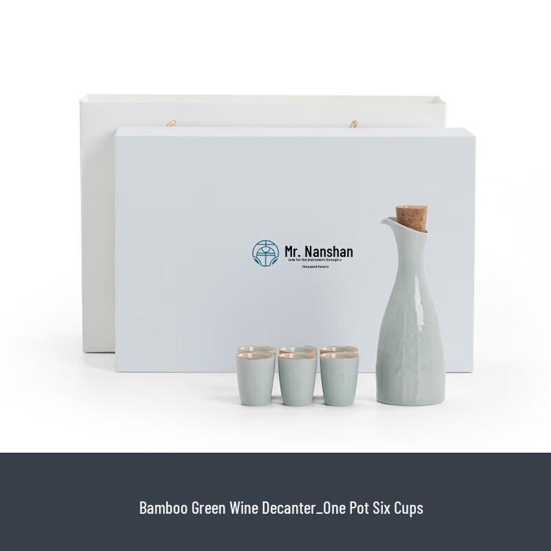 Herr Nanshan. Keramik Wein- & Sake-Set