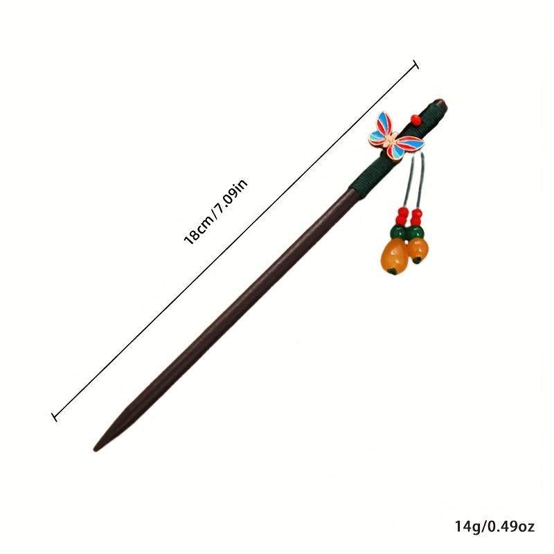 Exquisite neue chinesische handgefertigte Luxus-Haarspange, Vintage-Holzhaarstab, Nadel, Damen-Haarschmuck, Haarnadel