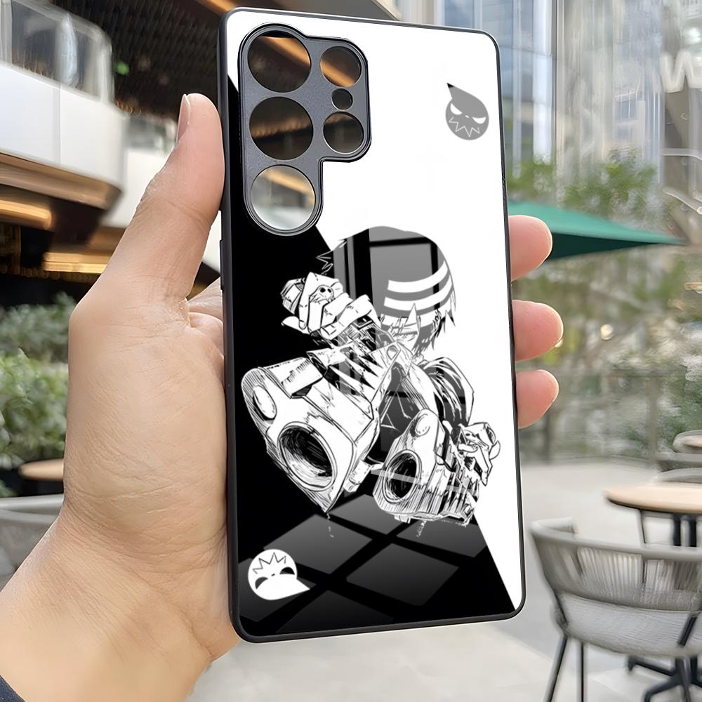 S-Soul Eater Phone Case For S25 Ultra Samsung S26 S24 Fe S22 S20 S23 21 Plus A54 A34 A53 A16 Glass Cover