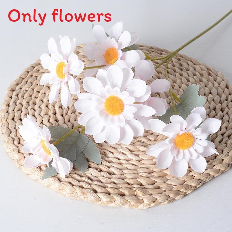 Silk Mimic Sunflower And Daisy Flowers Bundle For Event Decorations With Craft Technique Perfect For Photography And Home Decor