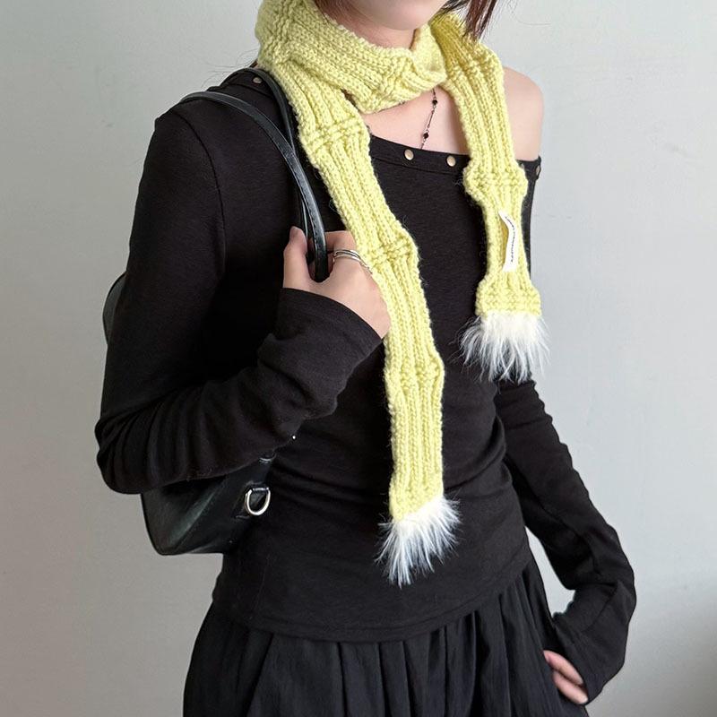 American Artistic Striped Sweet & Spicy Fashionable Women's Scarf for a Stylish Autumn & Winter Look