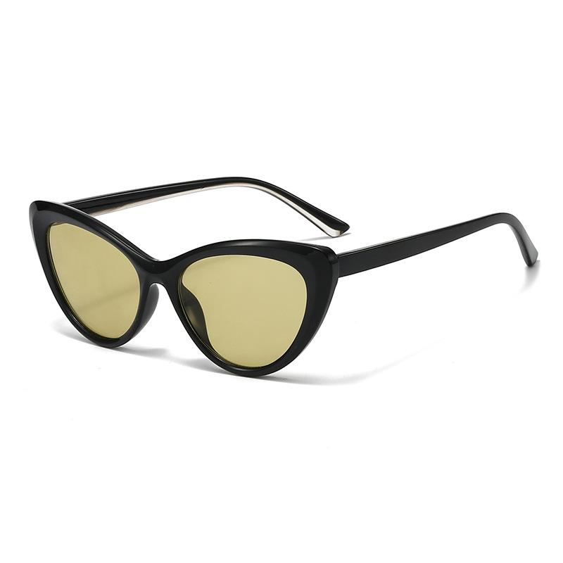 Retro Cat Eye Sunglasses: Anti-UV Small Frame, European & American Fashion Classic