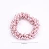 1pc Elegant Imitation Pearl Bead Hair Accessory Elastic Rubber Band Women's Fashion Hair Rope Sweet Ponytail Simple Hair Circle