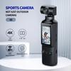 4K Pocket Camera Outdoor DV 270°Rotatable UHD Anti-shake Bodycam Sports Action Camera Security Recorder for Outdoor Sport Travel