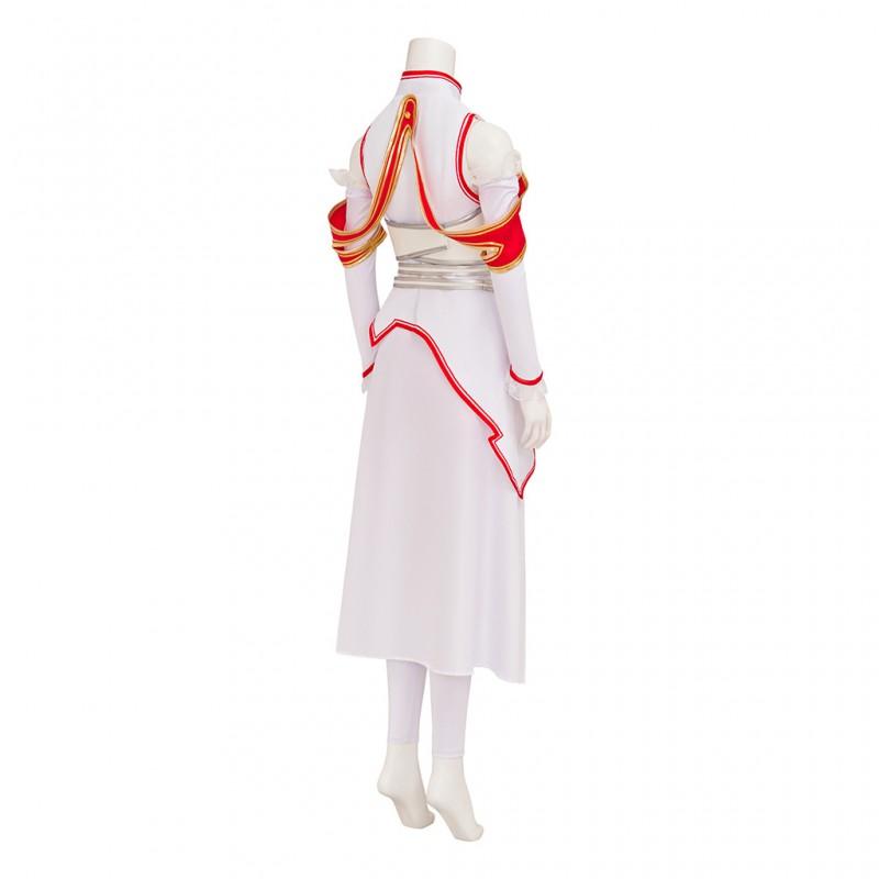 Sword Art Online Asuna Cosplay Costume Battle Suit Anime Convention Roleplay
