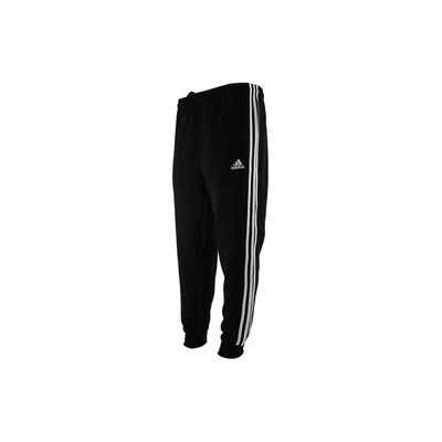 Embroidered Logo Color Block Three Stripes Retro Sports Long Pants Knitted Joggers Men Bottoms Black TR30P1R-BW