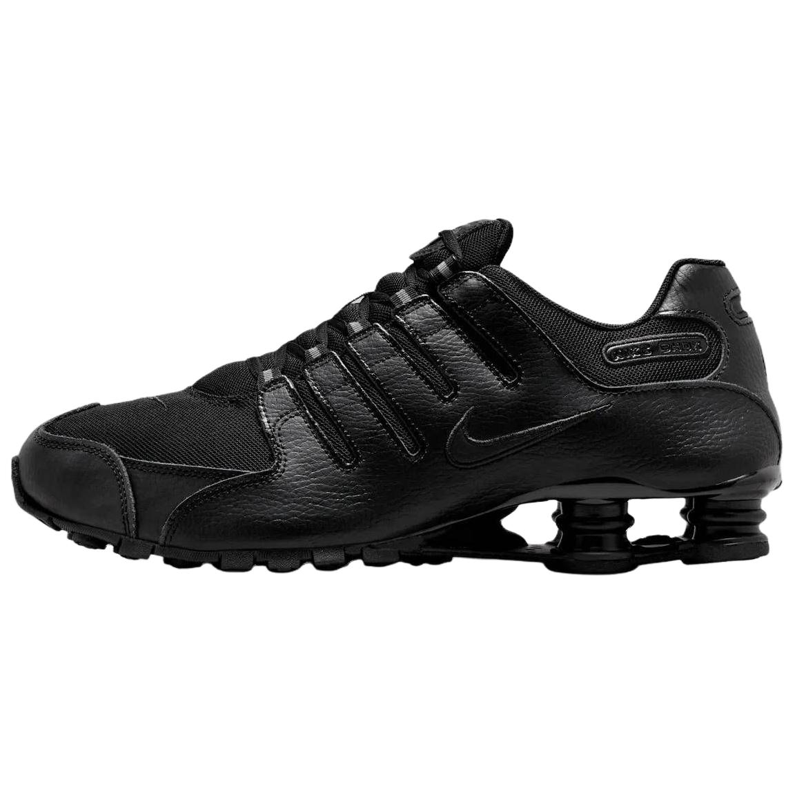 Nike Shox NZ Men Black Retro Running Lifestyle Sneakers IQ8263-002 EU 44