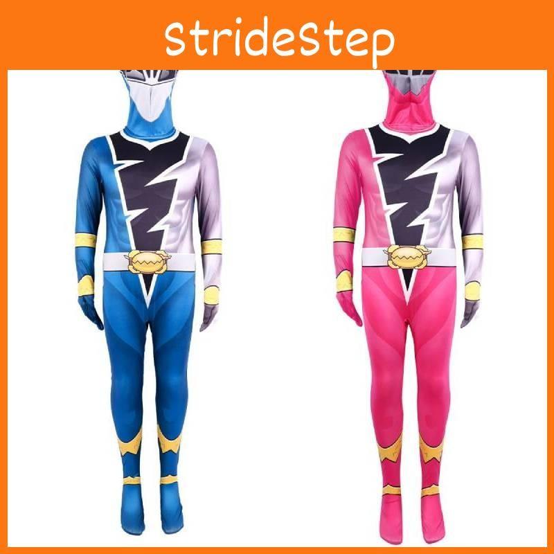 Morphin Mighty Power Rangers Costume Cosplay Dress Party Jumpsuit Superhero