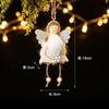 New Christmas decorative sequins pentagram Santa Claus pendant home Christmas tree decoration pendant